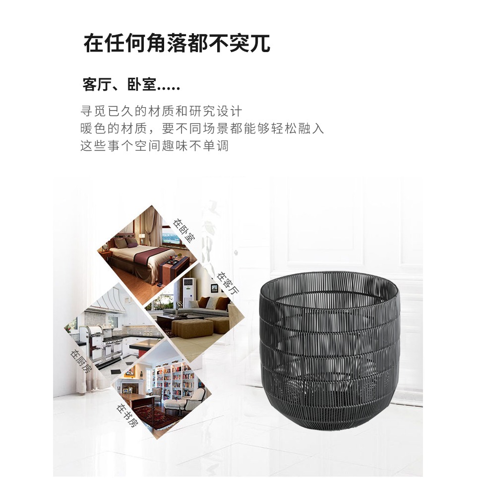 北歐衣物筐浴室臟衣籃家用ins風臟衣服收納筐酒店洗衣籃子大容量-細節圖9