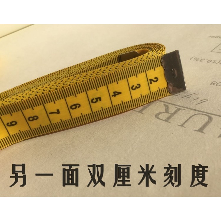 3米軟尺 加寬皮尺 英寸/英尺 量衣尺 量布/紡織廠用軟皮尺/2條-細節圖3