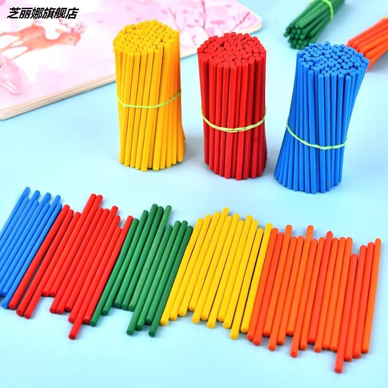一年級數學棒數學教具小學生用品小棒學習二年級益智火柴棒動物全-細節圖3