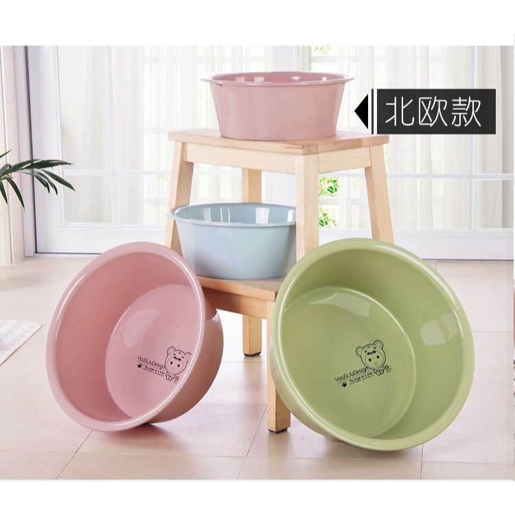 洗尿布專用盆月子洗漱用品洗衣盆洗腳盆加厚塑料臉盆大號洗臉盆小-細節圖9