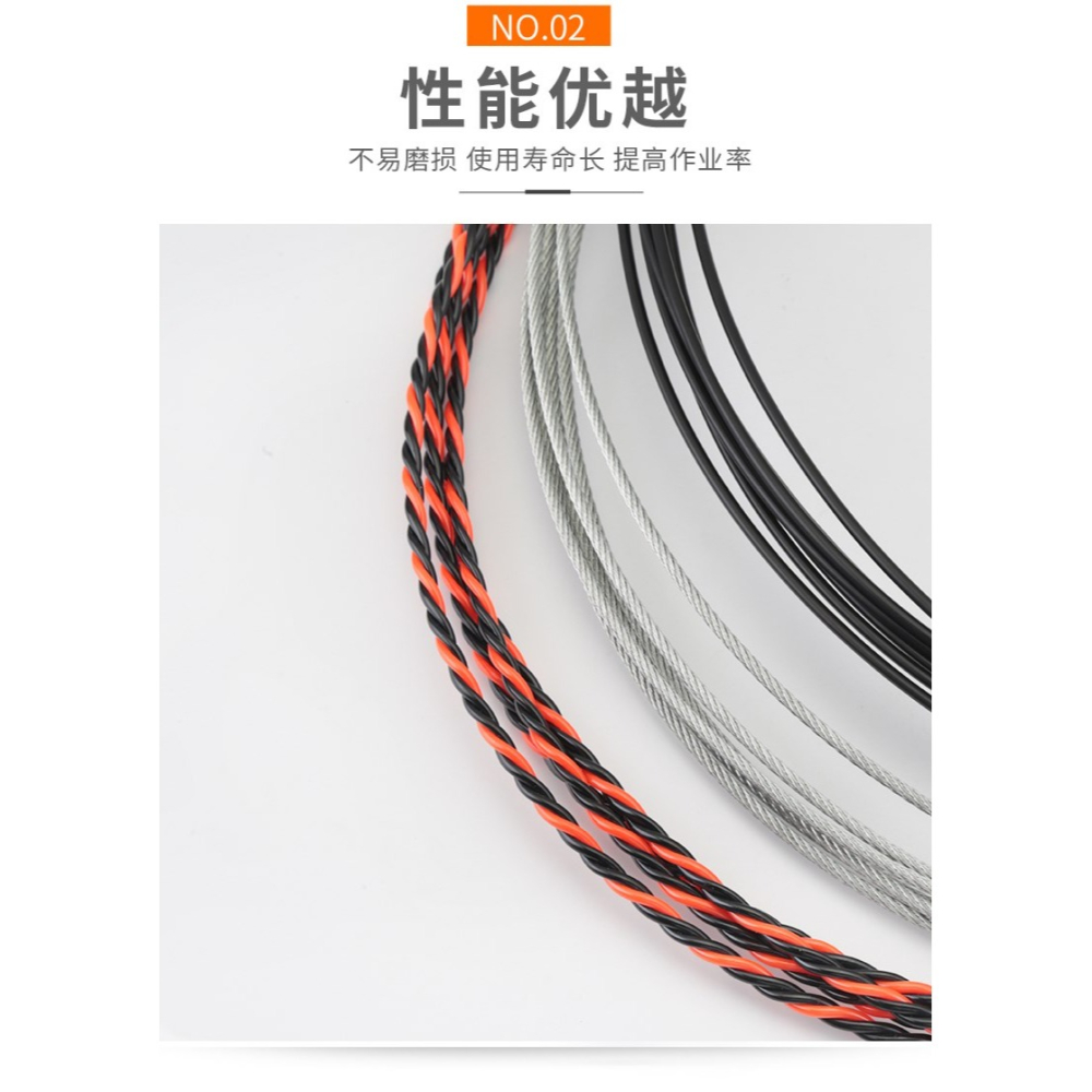 穿線器電工拉線帶滾輪頭手動暗線管道電線放線串線引線器-細節圖9