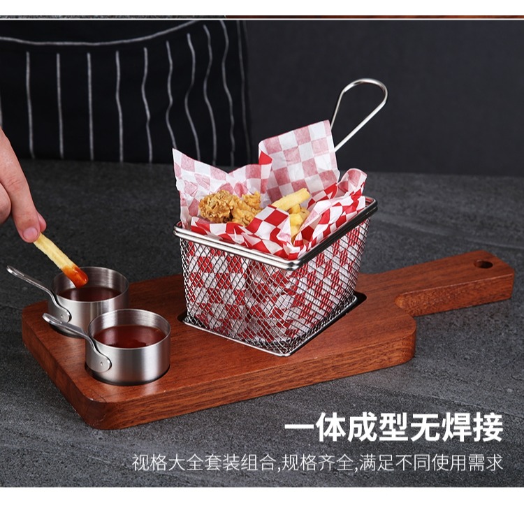 304不銹鋼醬料碟家用調味碟牛排板醬汁杯胡椒汁盅西餐醬汁盅-細節圖8