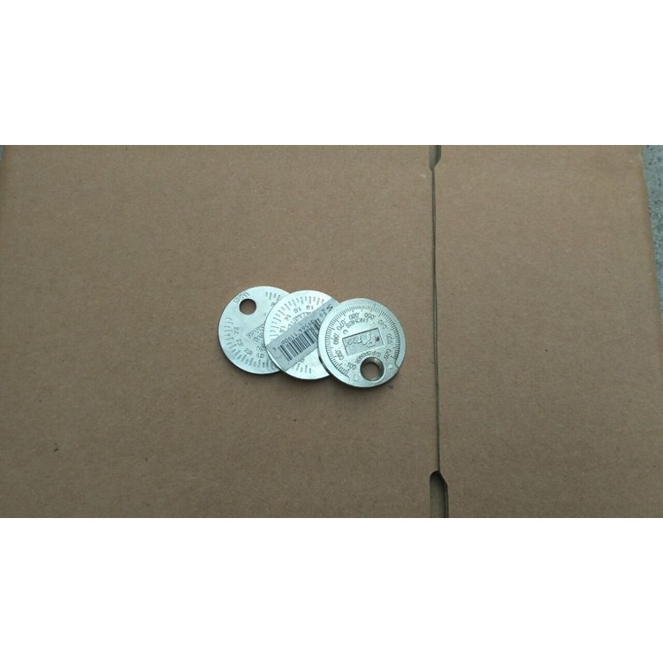 火花塞間隙測量工具錢幣形狀火火花塞間隙調整工具0.6-2.4mm-細節圖6