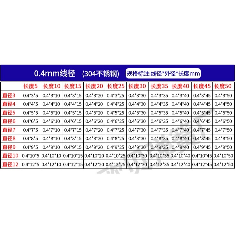 不銹鋼彈簧 壓簧 304現貨線徑0.2-2.0耐高溫316強力細小彈簧定做-細節圖8