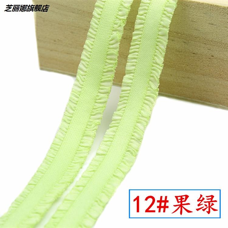 彈力花邊松緊帶蕾絲布料服裝裝飾材料寬薄超薄褶皺木耳雙邊輔料?-細節圖9