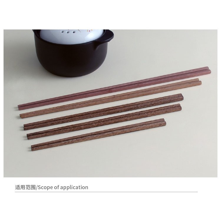 加長煮麪筷子雞翅木商用家用油炸撈面火鍋筷子超長加粗防燙筷子-細節圖9