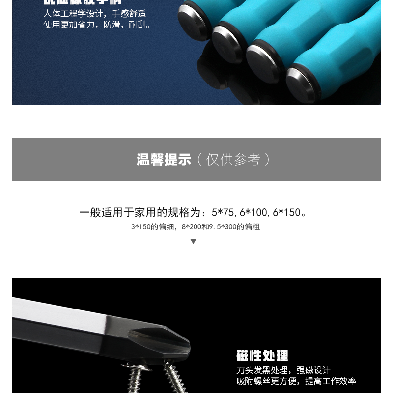 鉻釩鋼可敲擊穿心螺絲刀通心起子帶磁性十字一字平口可砸螺絲批-細節圖9