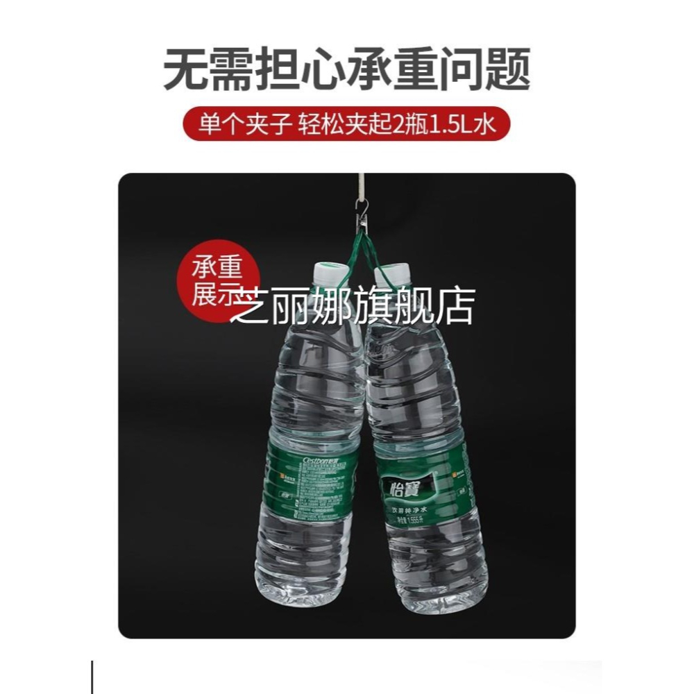 窗簾夾子掛鉤不銹鋼夾子扣環配件強力浴簾夾承重加厚老式窗簾夾子-細節圖9