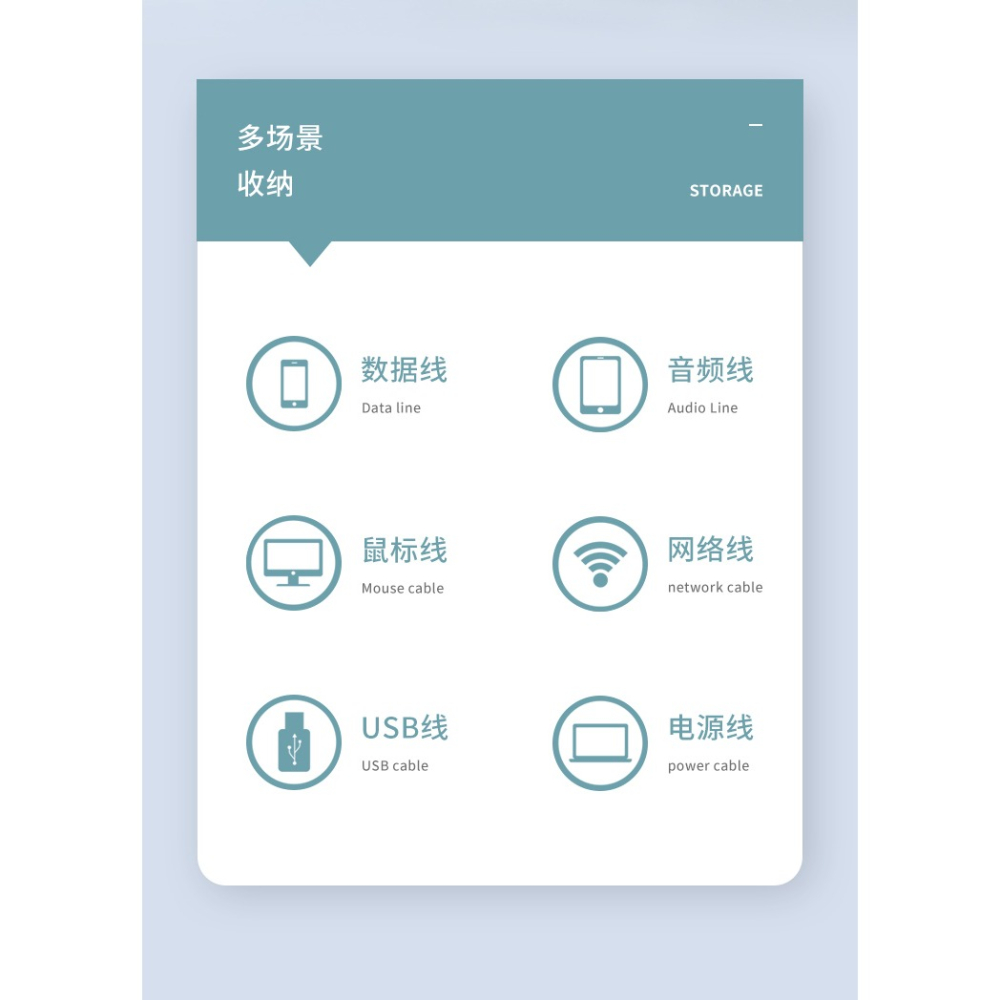 電線理線器固定網線走線整理神器固扣卡子自粘數據繞線塑料卡線夾-細節圖7