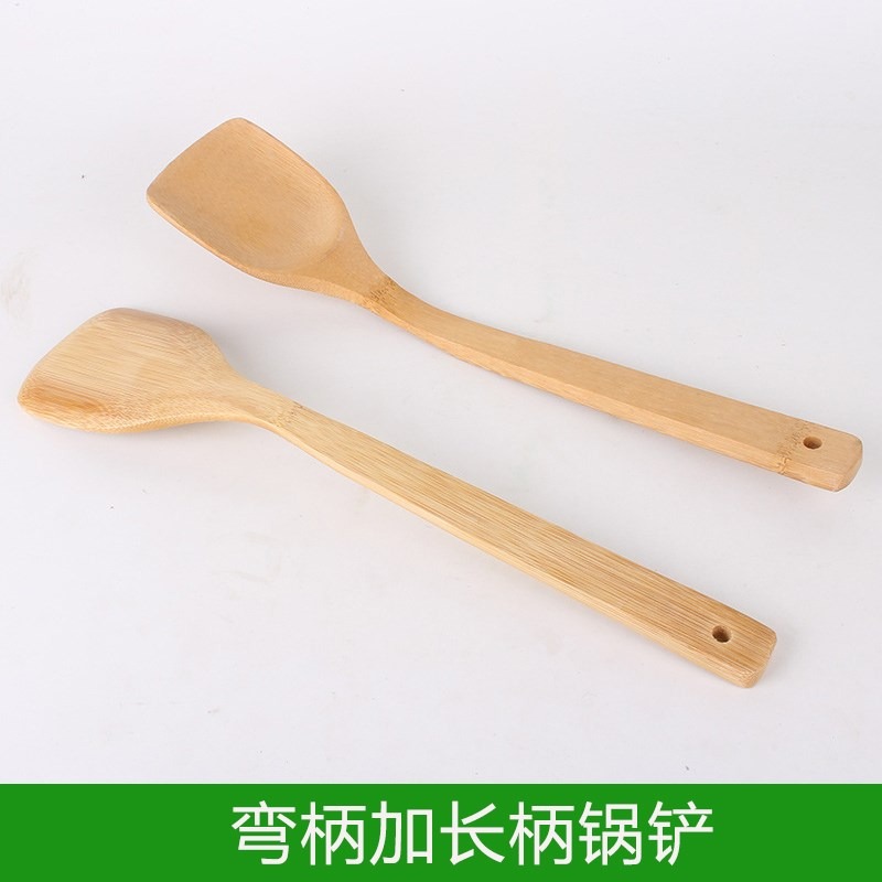 竹鍋鏟產子竹子耐高溫小竹小木不粘鍋木鍋鏟家用抄菜一體成型打飯-細節圖2