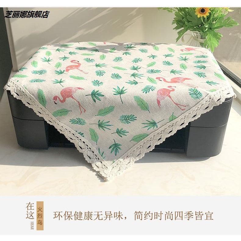 筆記本防塵罩電腦布桌防塵蓋布時尚小方巾打印機投影儀ins風遮光i-細節圖3