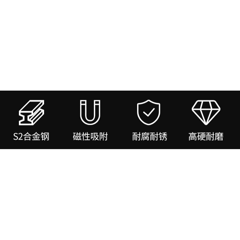 broppe梅花批頭s2材質帶中孔帶磁性電鉆電動螺絲刀氣動風批頭-細節圖8