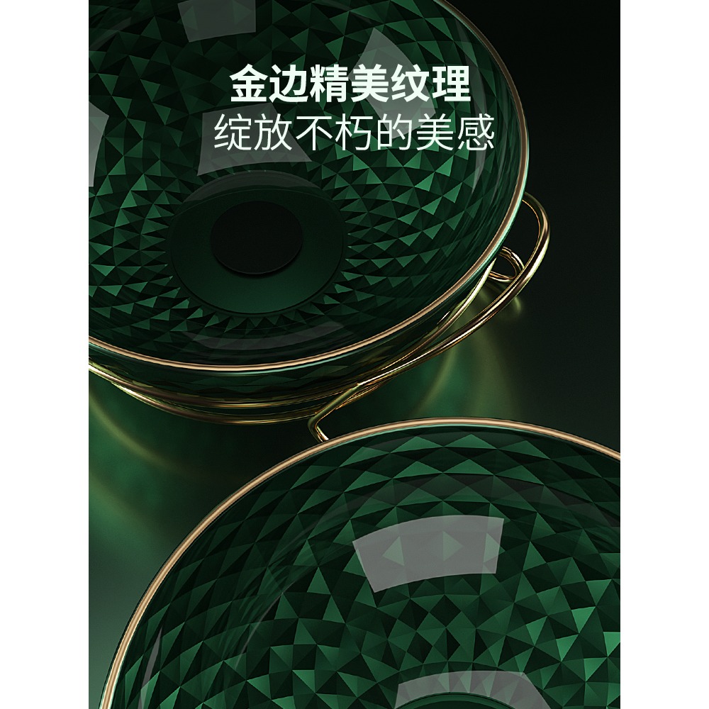 輕奢水果盤家用茶幾客廳高檔創意堅果乾果盤零食收納盒亞克力擺件-細節圖3
