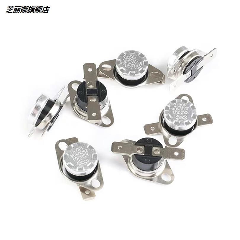 常閉 ksd301溫控開關 溫度控制器 40/45/50/60/80/180度250v/10a-細節圖4