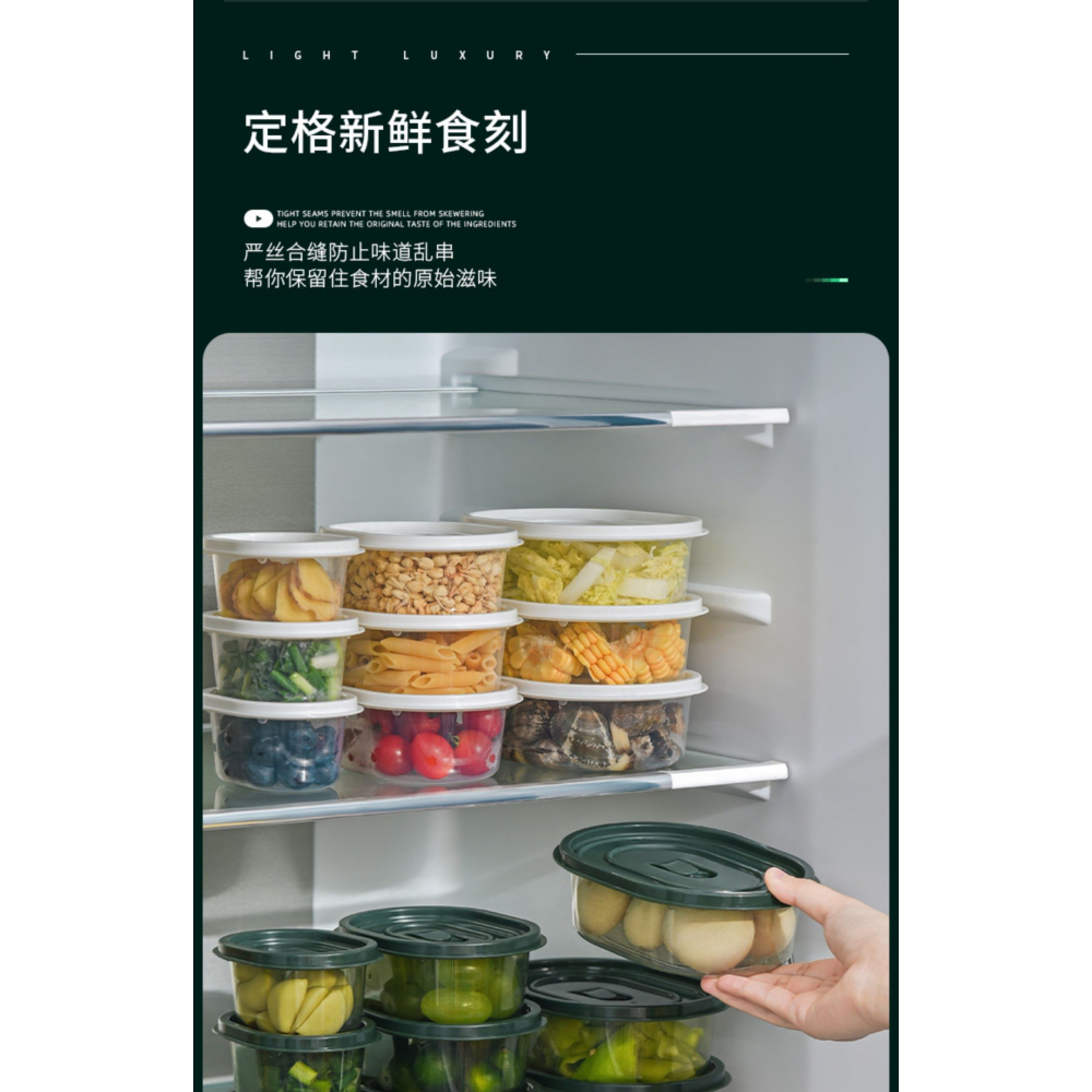 多功能食物收納保鮮盒密封塑料飯盒保鮮盒水果便當盒食品收納盒-細節圖8