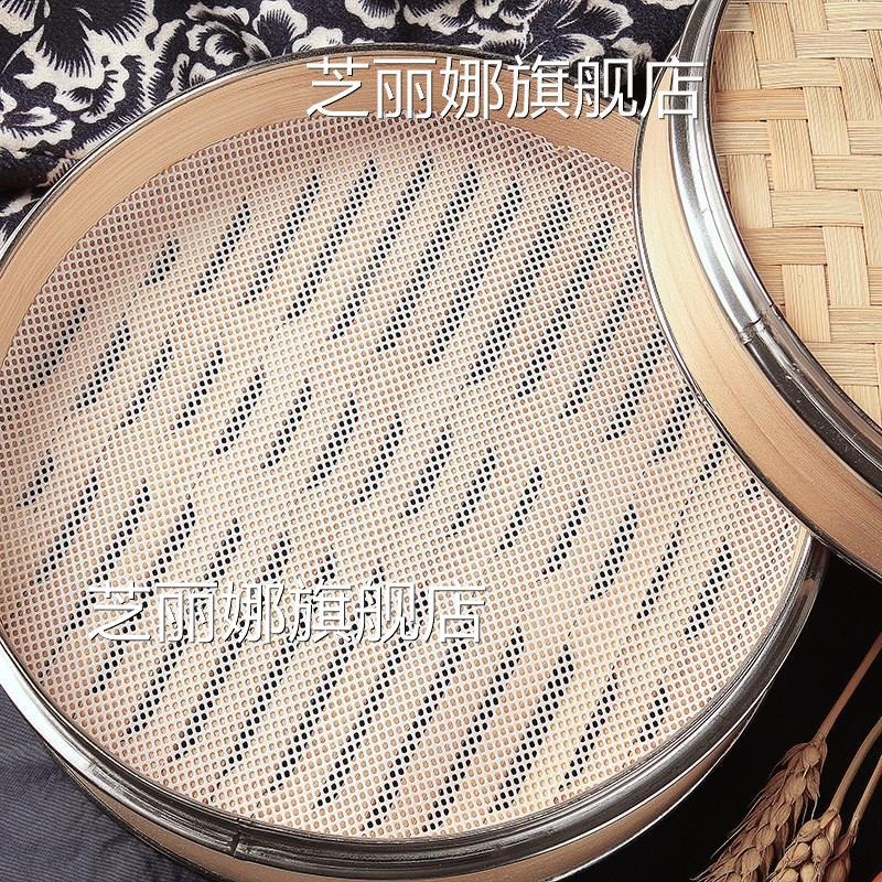 硅膠蒸籠紙不沾蒸布蒸饅頭墊布無紡布圓形蒸屜布包子紙蒸鍋紙-細節圖6