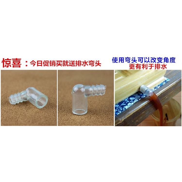 茶盤排水管帶吸水球茶幾茶具配件下水管吸管排水順暢防凍軟管包-細節圖7