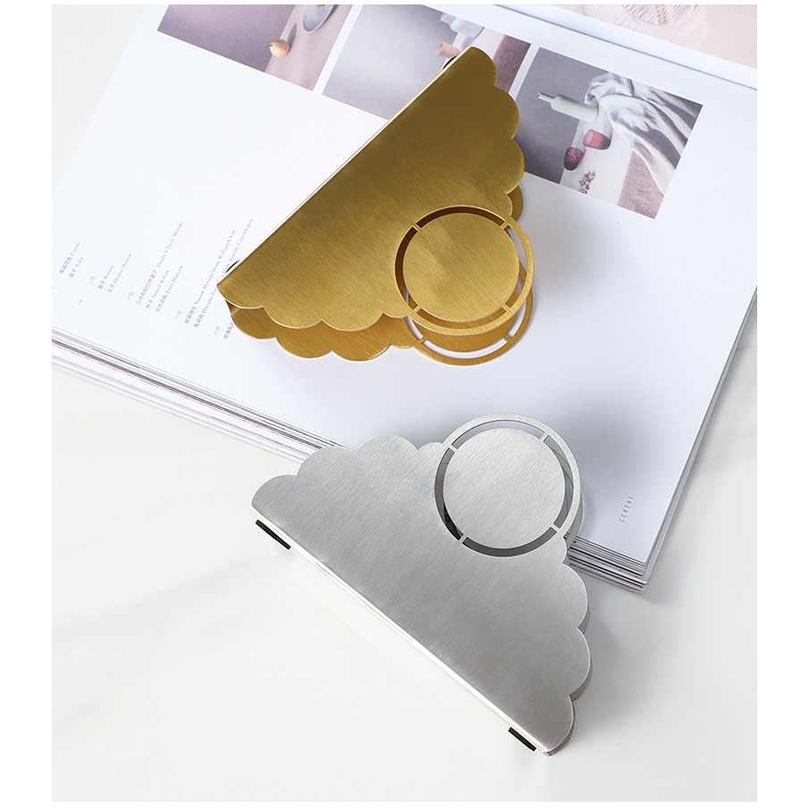 中式風立式明月金色不銹鋼紙巾架清吧酒吧餐廳酒店售樓處LOGO定製-細節圖10