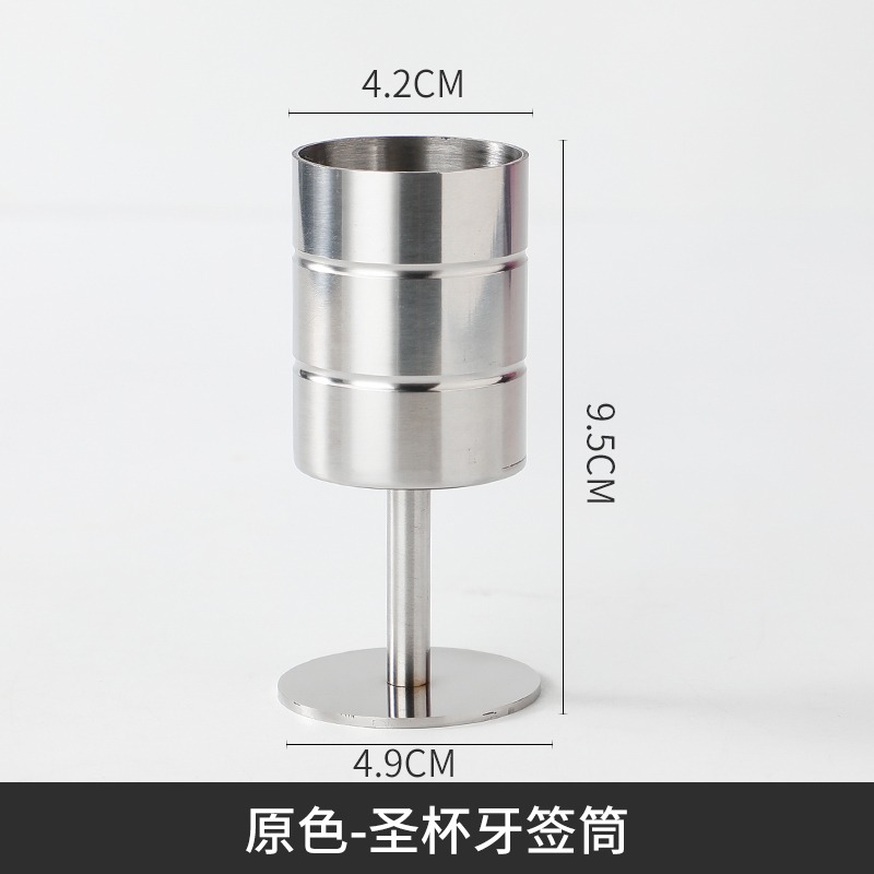 金色不銹鋼牙簽筒高檔餐廳酒店飯店定做商用牙簽盒LOGO定製印字-細節圖6