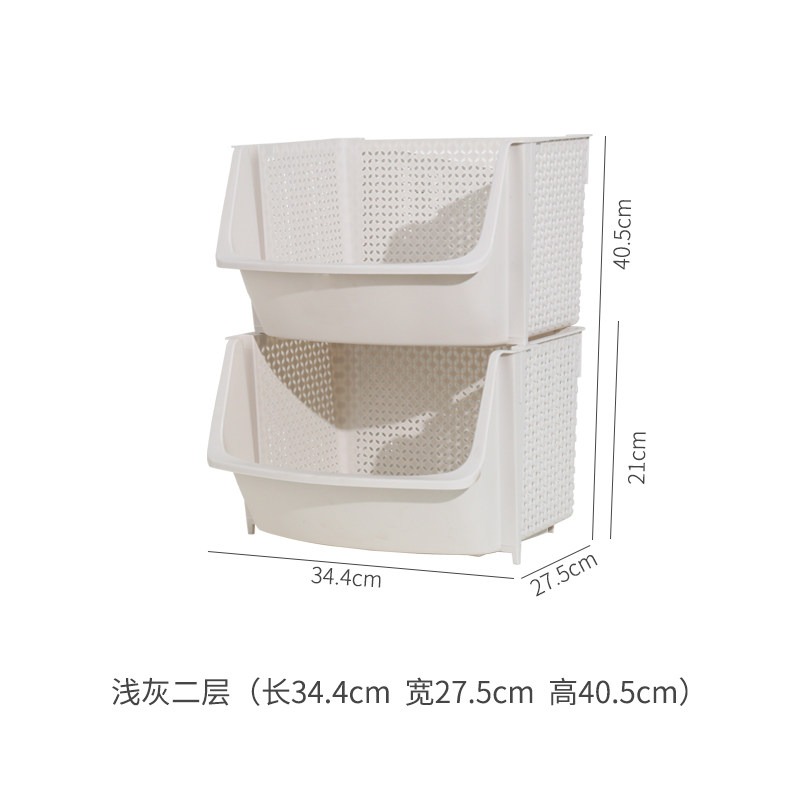 廚房蔬菜落地多層菜架子水果菜籃菜筐玩具零食收納架收納籃-細節圖6