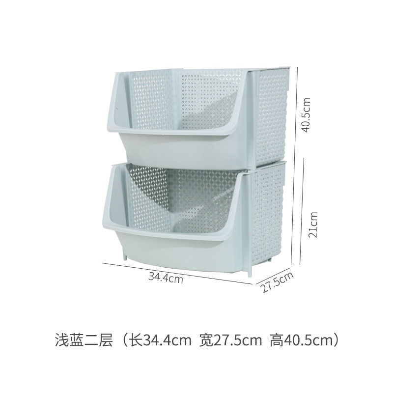 廚房蔬菜落地多層菜架子水果菜籃菜筐玩具零食收納架收納籃-細節圖8