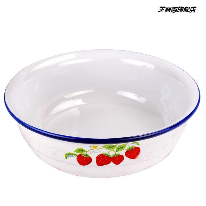 新款加厚和麪盆陶瓷家用不粘面帶蓋揉盆不沾面揉麪發老式發面盆-細節圖4