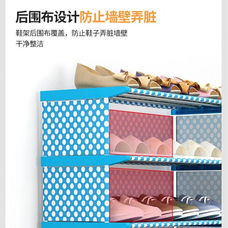 鞋架簡易多層放門口家用省空間置物架經濟型防塵收納鞋櫃小鞋架子-細節圖4