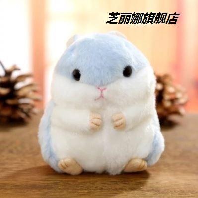 日本超萌軟體小倉鼠鑰匙扣車包包掛件小老鼠公仔毛絨玩具活動禮品-細節圖7