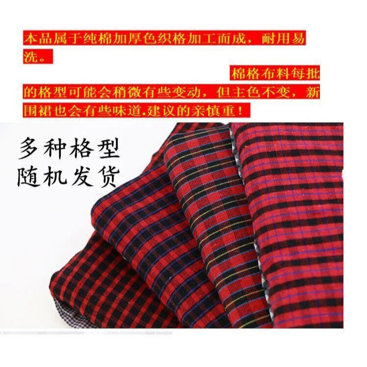 圍裙長袖女罩衣防水中長款廚房冬季2021家用加長加肥大碼棉質外穿-細節圖8