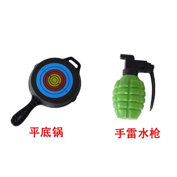 裝備彈簧小孩短槍小男孩吸盤槍對戰女孩帶靶心兒童玩具槍帶子彈-細節圖6