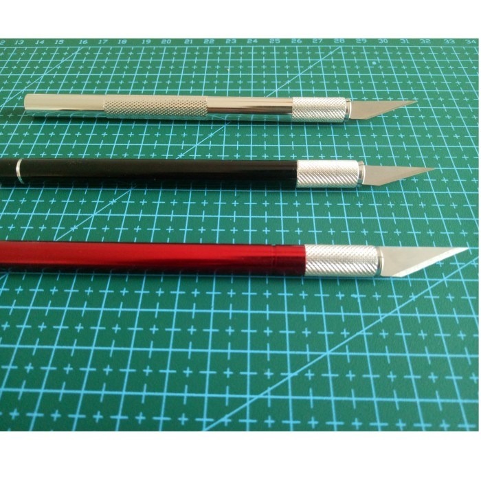 剪紙工具雕刻刀手工美術刀片模型製作貼膜刻窗花剪紙刀刀片-細節圖5