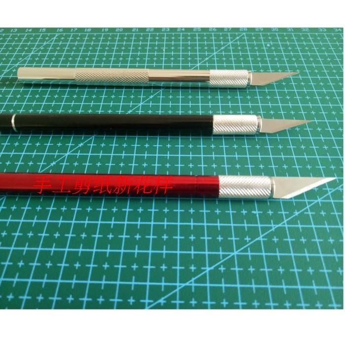 剪紙工具雕刻刀手工美術刀片模型製作貼膜刻窗花剪紙刀刀片-細節圖10