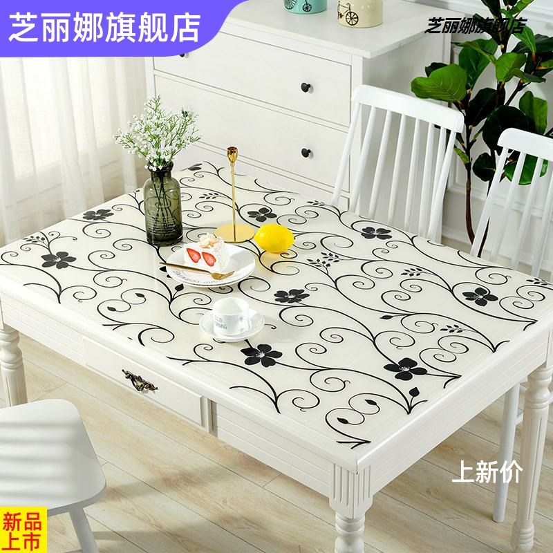 加厚防燙方桌?子墊子桌面軟玻璃透明桌布用的墊在餐桌上的鋪膠墊-細節圖4