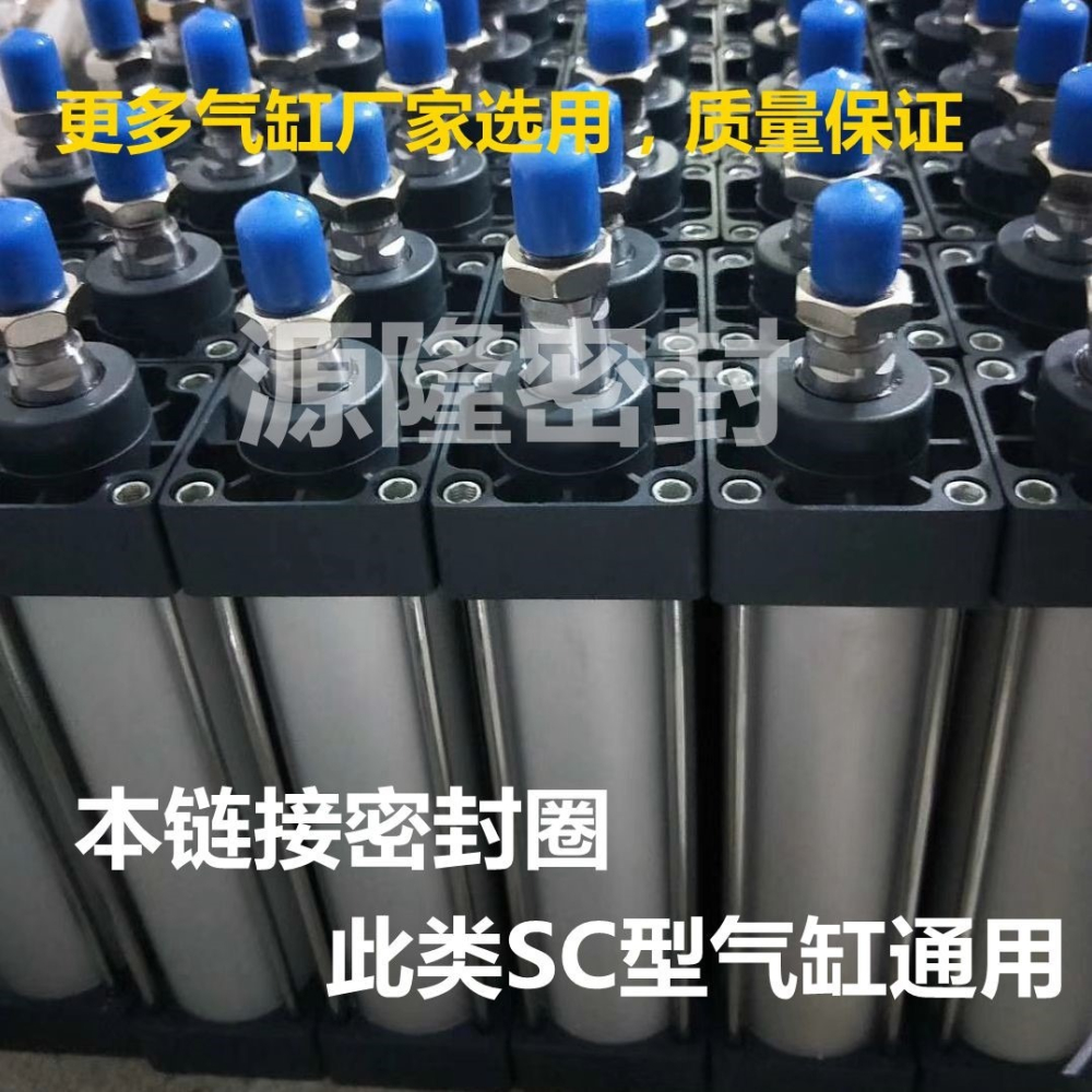 sc氣缸配件密封圈密封件修理包缸徑32/40/50/638010063活塞油封-細節圖7