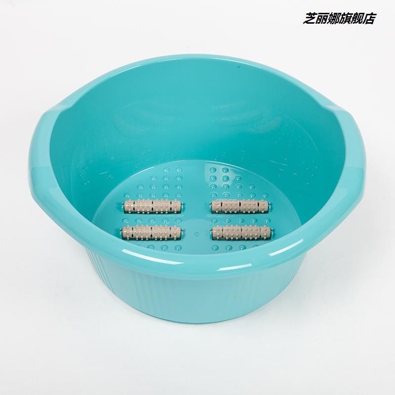 茶花塑料臉盆家用大號加厚嬰兒洗腳盆洗衣盆宿舍學生加深大洗臉盆-細節圖7