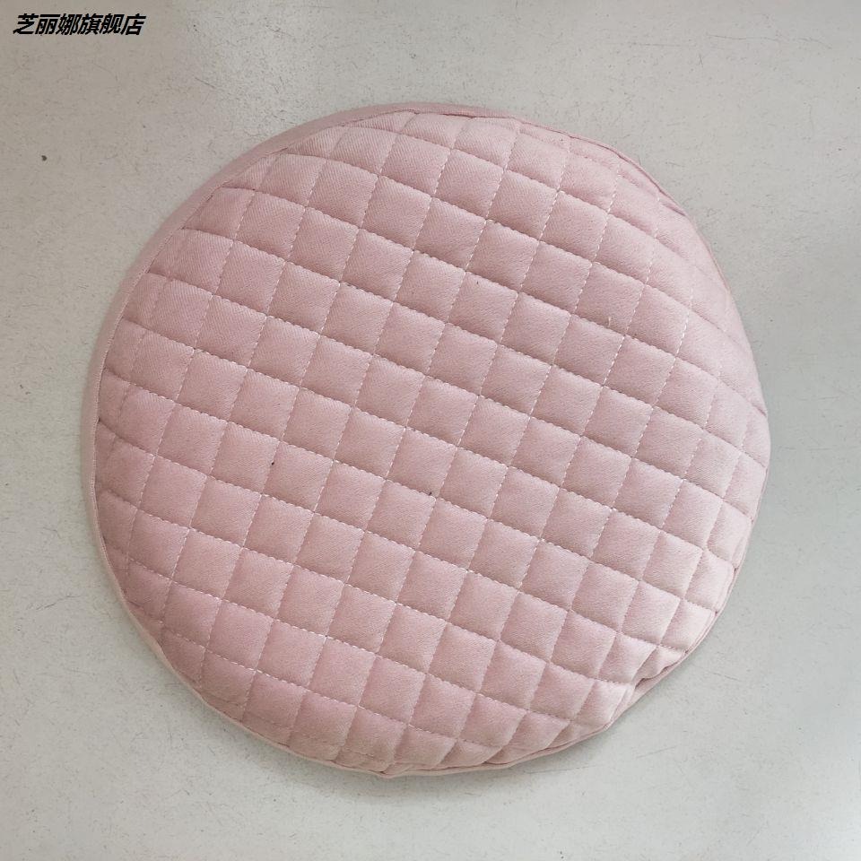 布套坐墊子圓墊食堂圓凳子上的套子轉椅圓形凳圓套罩秋冬季圓椅-細節圖9