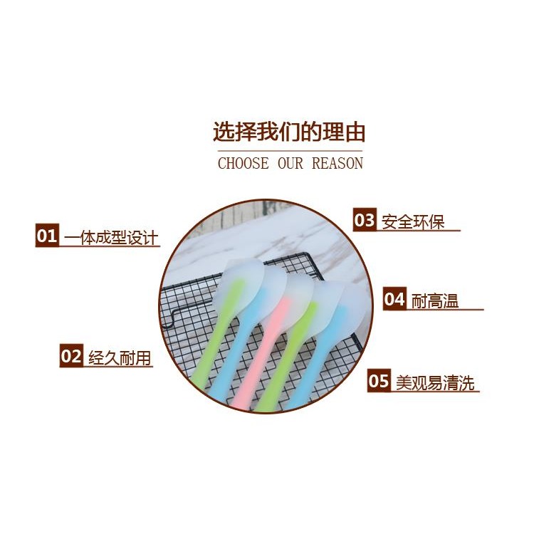 耐高溫大號一體式刮刀硅膠蛋糕刮板家用奶油抹刀攪拌刀烘焙工具-細節圖8