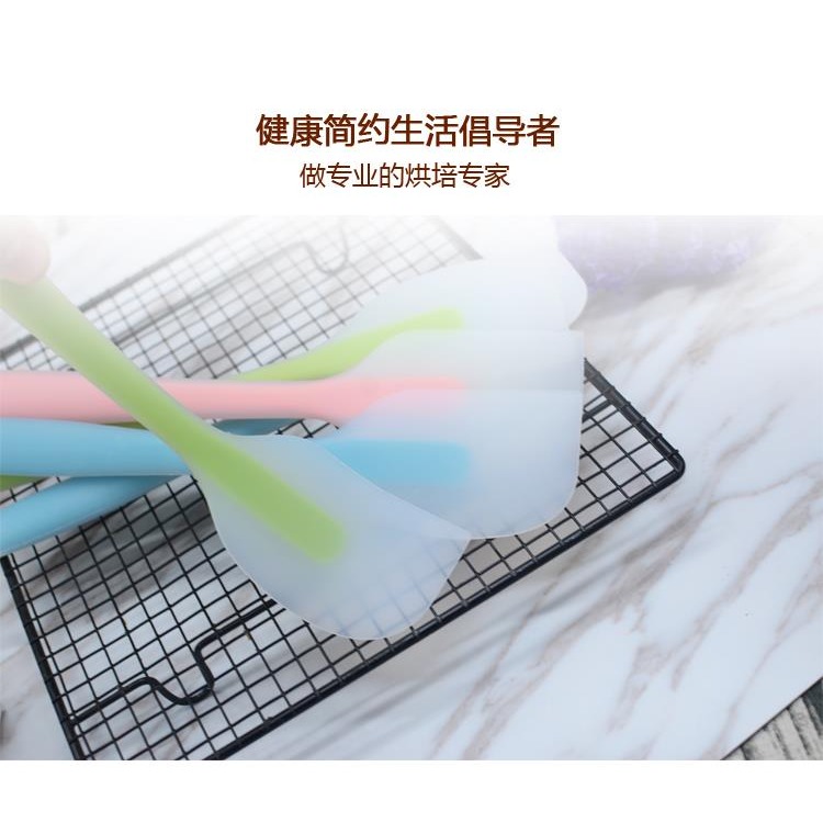 耐高溫大號一體式刮刀硅膠蛋糕刮板家用奶油抹刀攪拌刀烘焙工具-細節圖9