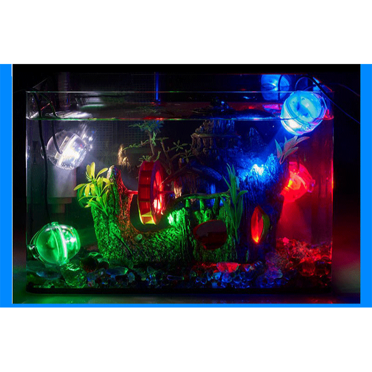 紅色紅光夜間led燈增色燈管魚缸照明燈led裝飾燈防水射燈水下-細節圖10