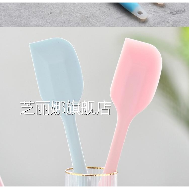 硅膠刮刀烘焙工具耐高溫一體式攪拌刮板蛋糕奶油抹刀牛軋糖鏟子-細節圖8