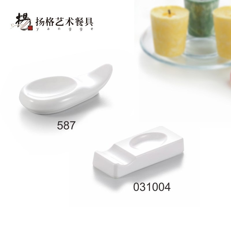 不銹鋼筷子墊筷子座酒店餐桌臺面湯勺架勺座 2合1筷墊勺託墊子-細節圖2
