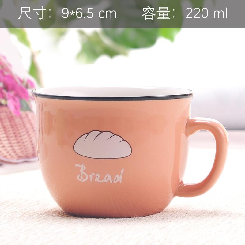 早餐杯陶瓷杯子帶蓋勺馬克杯微波爐潮流咖啡牛奶家用LOGO定製水杯-細節圖8