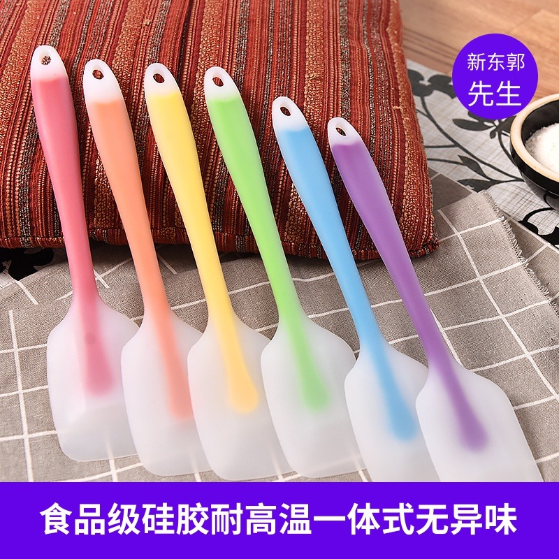 【兩個裝】烘焙工具硅膠刮刀大號一體式耐高溫奶油蛋糕油刷鏟子-細節圖2