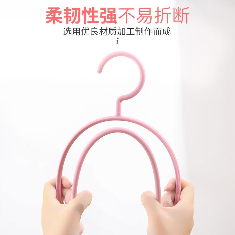 肩無痕衣架家用掛衣不起包晾衣服架子衣掛撐子塑料架衣架子曬衣撐-細節圖4
