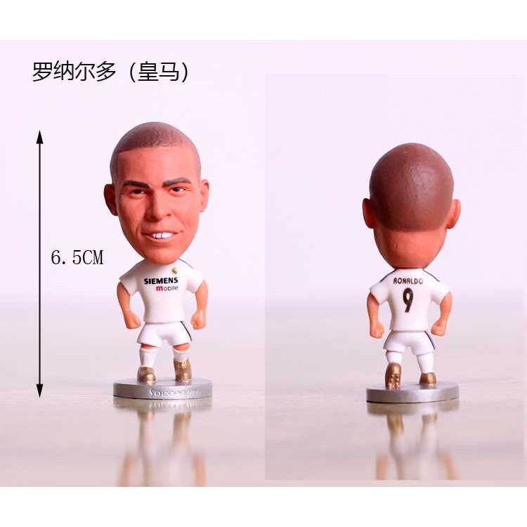 薩拉赫內馬爾手辦人偶足球c羅模型擺件公仔球星莫德里奇梅西玩偶-細節圖6