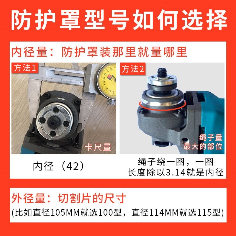 角磨機改裝頭保護罩切割機支架防水防塵罩半封閉開底座套裝配件-細節圖2