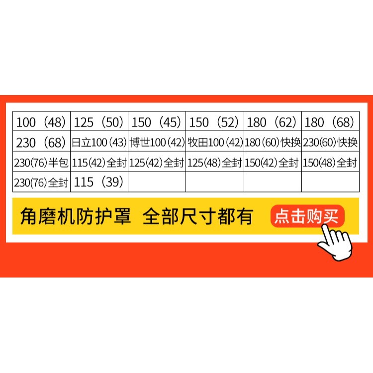 角磨機改裝頭保護罩切割機支架防水防塵罩半封閉開底座套裝配件-細節圖9