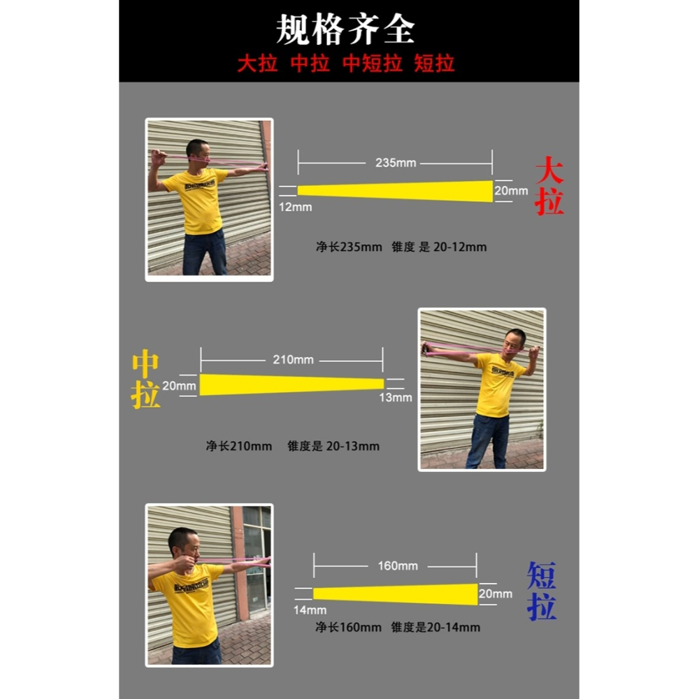 加厚彈弓扁皮筋超音速高彈耐用1.5 1.2 有架扁皮筋組彈弓皮包郵-細節圖6