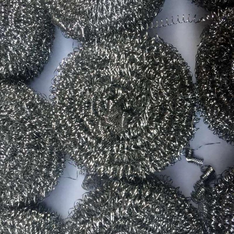 鐵砂球不掉渣洗鍋鋼絲網球商用綱絲球剛絲球不掉絲鐵沙球強力去污-細節圖2