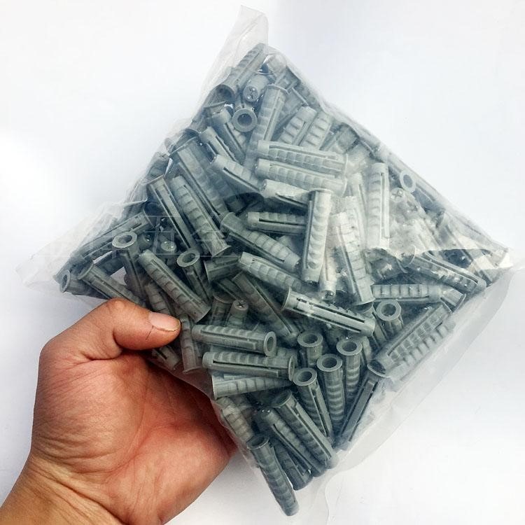 400顆 尼龍塑料膨脹管 m6 m8 配螺絲 裝潢安裝專用 漲塞 膠塞-細節圖4